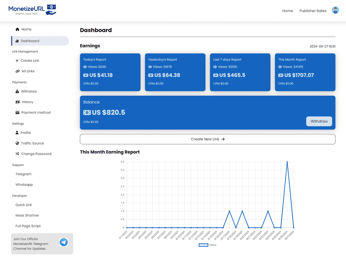 Dashboard Preview